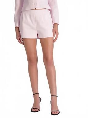 NEW FRENCH CONNECTION halsey twill tailored shorts in pink